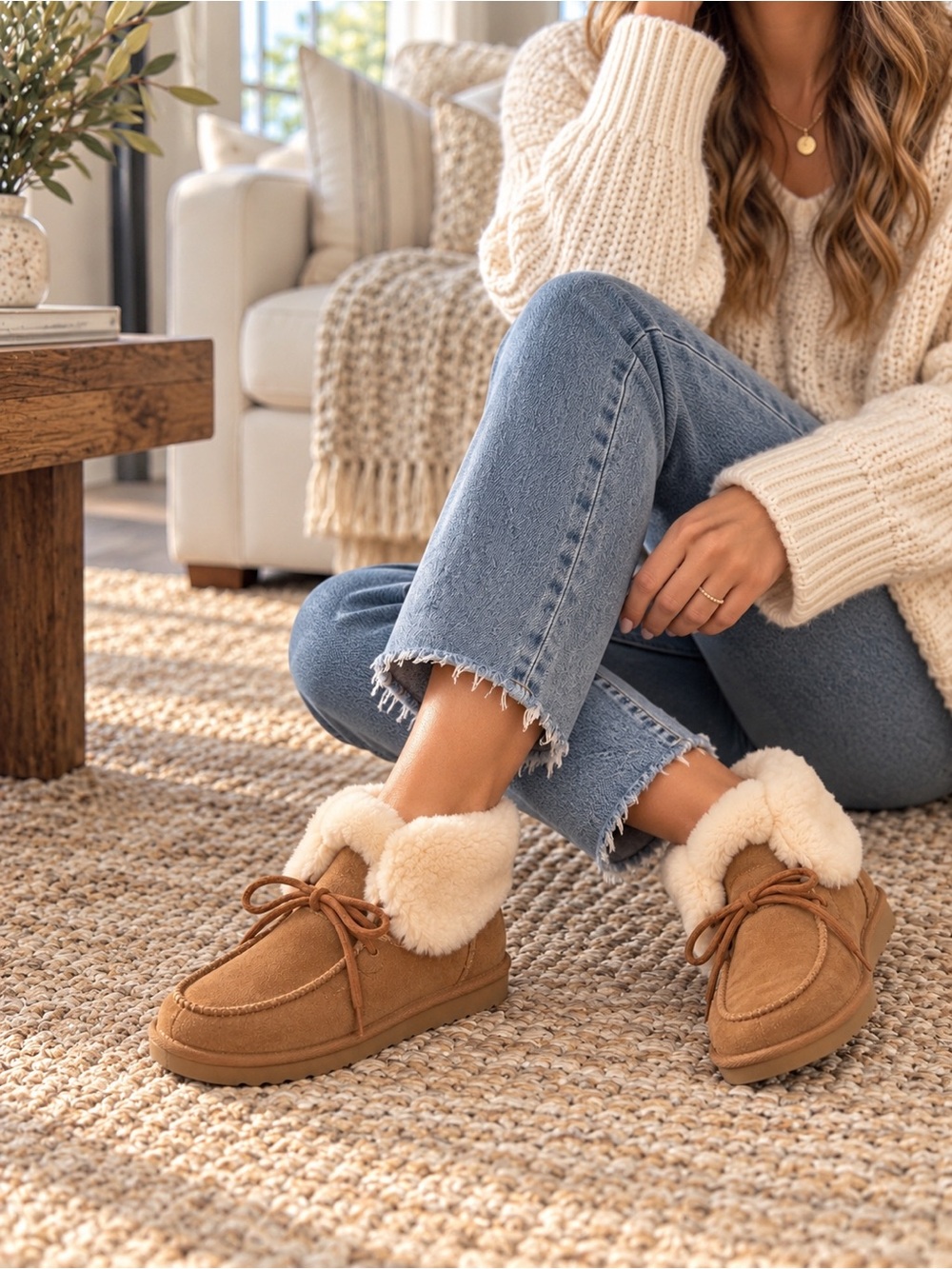 NWOT UGG Women’s Diara Fold-Down Boots in Chestnut - Size 7